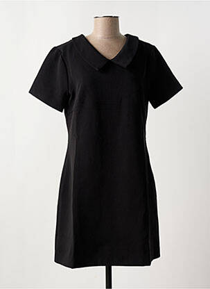 Robe mi-longue manches courtes manches courtes noir MOLLY BRACKEN femme