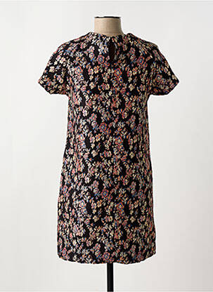 Robe courte manches courtes manches courtes noir BEST MOUNTAIN femme