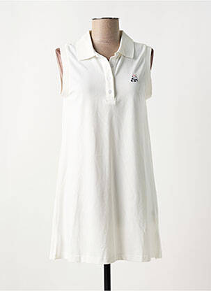 Robe courte sans manche sans manche blanc LILI SIDONIO femme