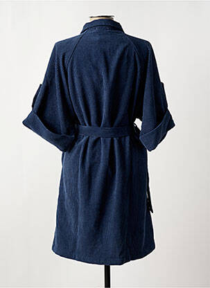 Robe mi-longue manches 3/4 manches 3/4 bleu MOLLY BRACKEN femme