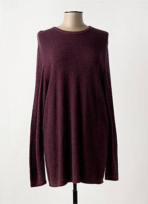 Robe pull coupe droite manches longues violet BEST MOUNTAIN femme