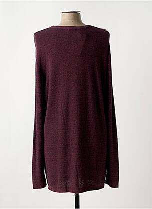 Robe pull coupe droite manches longues violet BEST MOUNTAIN femme