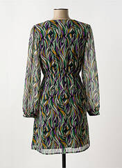 Robe courte vert ANGE pour femme seconde vue