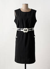 Robe mi-longue noir HIPPOCAMPE pour femme seconde vue