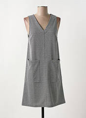 Robe mi-longue noir SEE THE MOON pour femme seconde vue