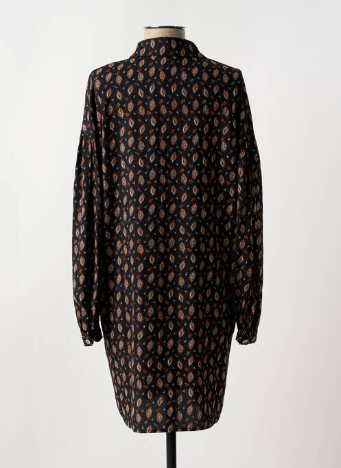 Robe courte manches longues manches longues noir MOLLY BRACKEN femme