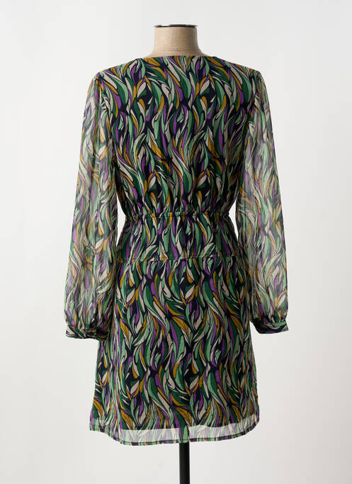 Robe courte vert ANGE pour femme