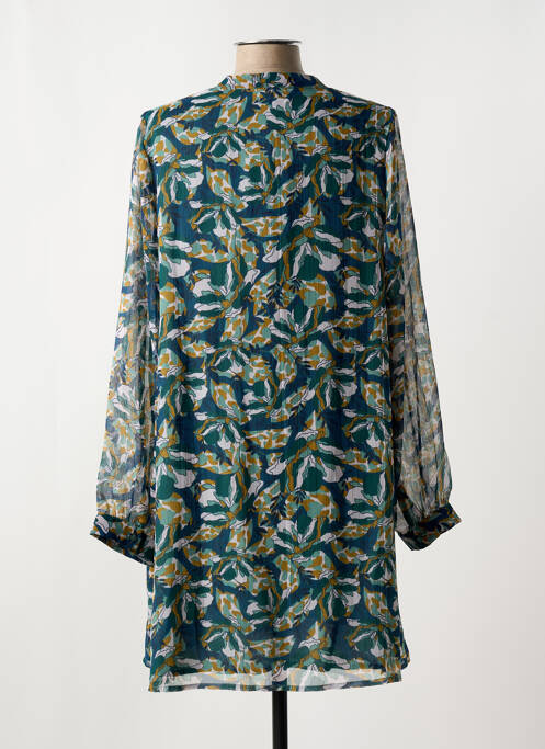 Robe courte vert ANGE pour femme