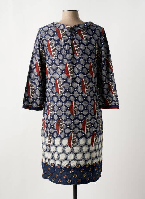 Robe mi-longue bleu WHITE STUFF pour femme