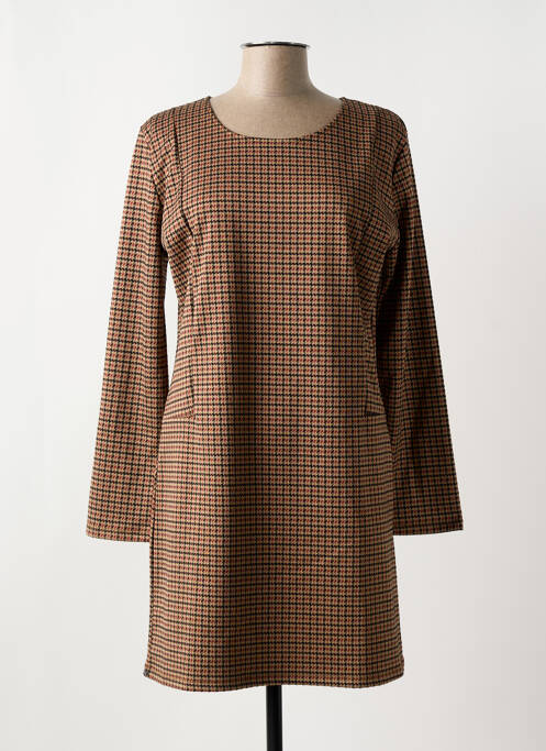 Robe mi-longue marron IMPAQT pour femme