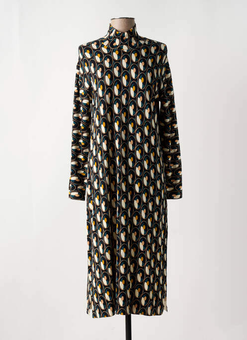 Robe mi-longue noir SURKANA pour femme