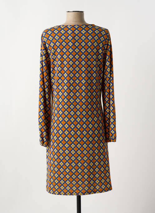 Robe mi-longue orange MD'M pour femme