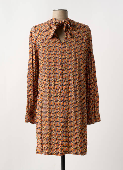 Robe mi-longue orange SURKANA pour femme