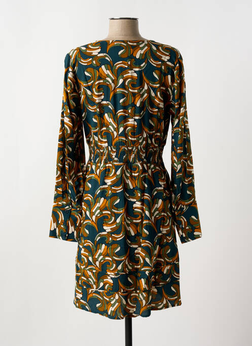 Robe mi-longue vert ANGE pour femme