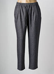Pantalon droit taille élastique taille normale gris MOLLY BRACKEN femme