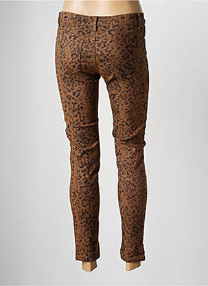Pantalon slim stretch taille normale marron ZAC & ZOE femme