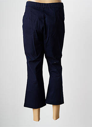 Pantacourt coupe droite taille normale bleu SURKANA femme