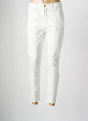 Pantalon slim blanc MOLLY BRACKEN pour femme seconde vue