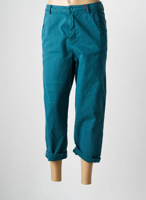 Pantacourt stretch taille normale vert JOHANNA PARIS femme