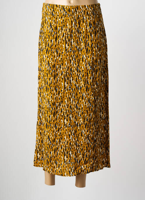 Jupe longue jaune ANGE pour femme