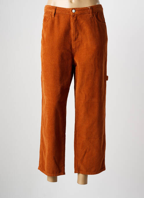 Pantalon droit marron SUNNY STUDIO pour femme