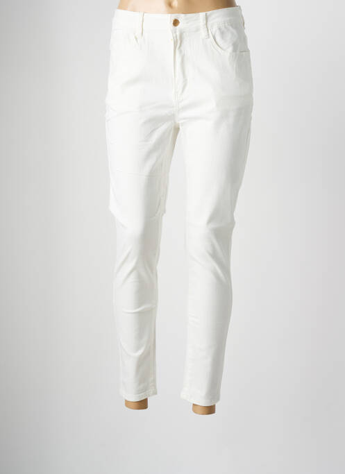 Pantalon slim blanc MOLLY BRACKEN pour femme
