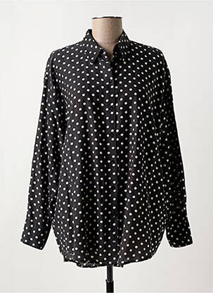 Chemisier coupe droite manches longues noir HIGH femme