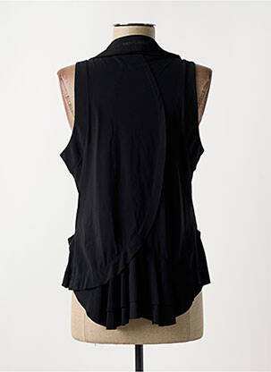 Gilet sans manche coupe cintrée noir MC PLANET femme