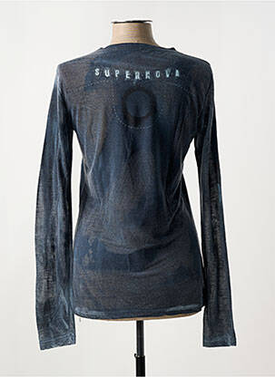 T-shirt manches longues manches longues gris MARITHE & FRANCOIS GIRBAUD femme