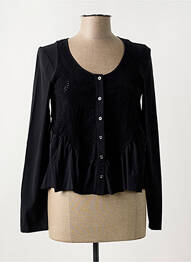 Gilet manches longues stretch noir INDIES femme