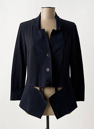 Blazer coupe cintrée bleu MARITHE & FRANCOIS GIRBAUD femme