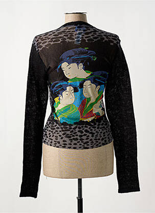 Gilet manches longues stretch noir KENZO femme