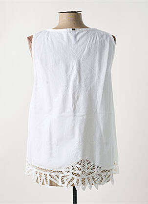 Top stretch sans manche blanc HIGH femme