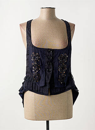 Gilet sans manche coupe cintrée bleu HIGH femme