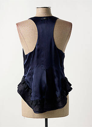Gilet sans manche coupe cintrée bleu HIGH femme