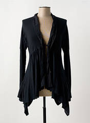 Gilet manches longues noir HIGH pour femme seconde vue