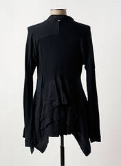 Gilet manches longues noir HIGH pour femme seconde vue