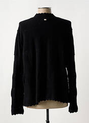 Gilet manches longues noir HIGH pour femme seconde vue