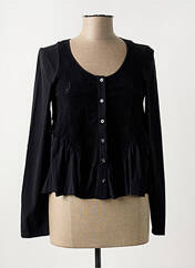 Gilet manches longues noir INDIES pour femme seconde vue