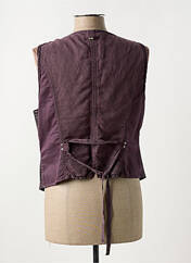 Gilet sans manche violet HIGH pour femme seconde vue