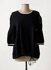 Pull tunique noir HIGH pour femme seconde vue
