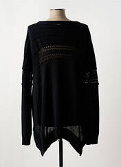 Pull tunique noir HIGH pour femme seconde vue