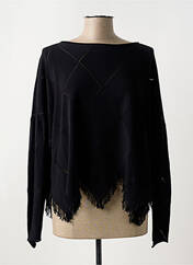 Pull tunique noir HIGH pour femme seconde vue