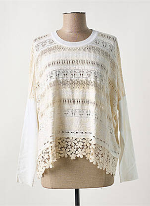 Pull beige HIGH pour femme