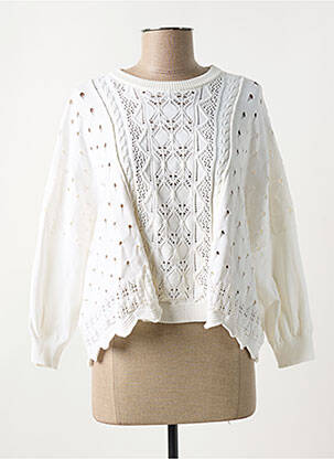 Pull blanc HIGH pour femme