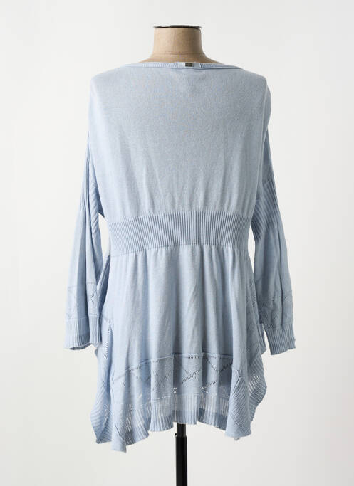 Gilet manches longues stretch bleu HIGH femme