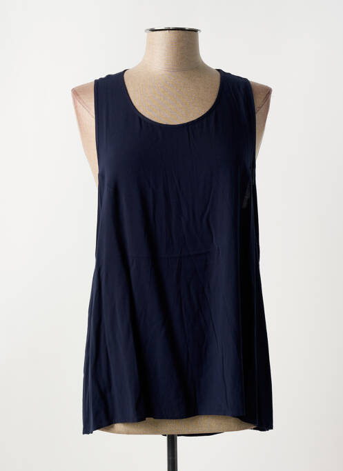 Débardeur coupe cintrée sans manche bleu HIGH femme
