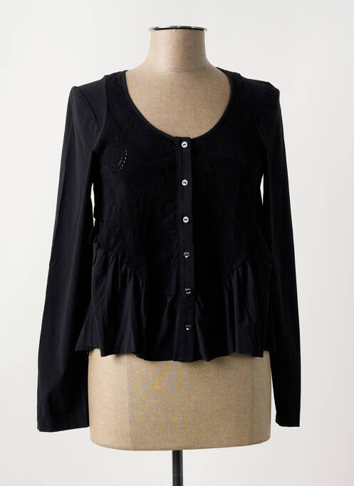 Gilet manches longues noir INDIES pour femme