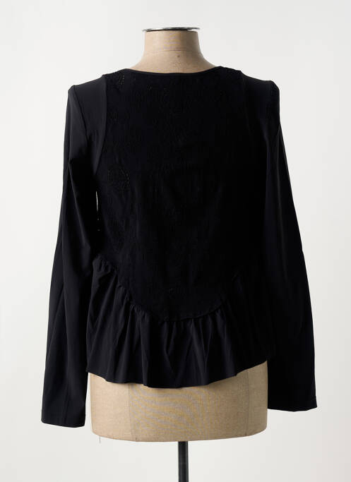 Gilet manches longues noir INDIES femme