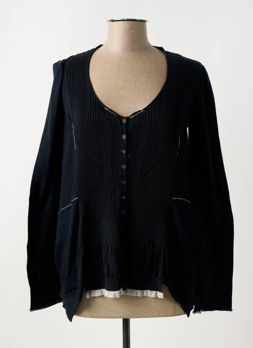 Gilet manches longues noir MARITHE & FRANCOIS GIRBAUD pour femme